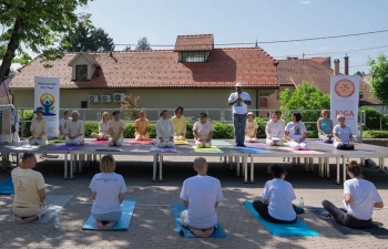 International Day of Yoga in Samobor on 16 June 2019