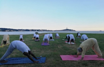 International Day of Yoga in Rovinj on 20 June 2019