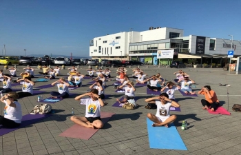 International Day of Yoga in Rijeka on 21 June 2019