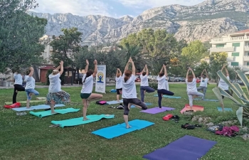 International Day of Yoga in Korcula on 24 June 2019