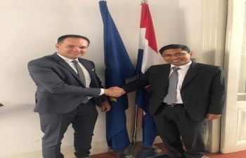 Ambassador Arindam Bagchi met Honourable Mr. Zdenko Lučić, State Secretary at the Ministry of Economy, Entrepreneurship and Crafts on 21 Aug 2019