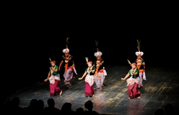 8-member Manipuri Folk Dance Group, sponsored by Ministry of Culture under Festival of India, performed at  Zadar on 25.09.2019