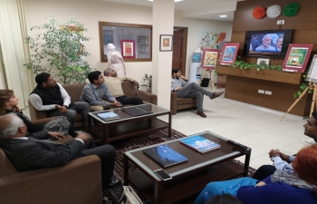 Ambassador Arindam Bagchi read out the Preamble of the Constitution of India during celebrations of the Constitution Day on 26 November 2019