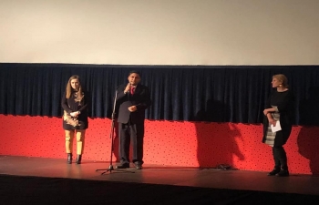 Ambassador Arindam Bagchi inaugurated the Indian Film Festival in Osijek on 10 December 2019.