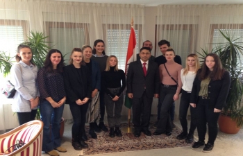Students of the Faculty of Political Science, University of Zagreb visited the premises of Indian Embassy on 19 December 2019. Ambassador Arindam Bagchi briefed them on Indian diplomacy and India-Croatia relations.