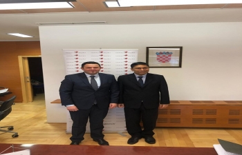 Ambassador Arindam Bagchi met Mr. Vjeran Vrbanec, CEO of HAMAG-BICRO on 20 Jan 2020 to promote collaboration by entrepreneurship and innovation.