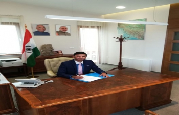 Ambassador-designate Mr. Raj Kumar Srivastava assumed charge of the Embassy of India, Zagreb 