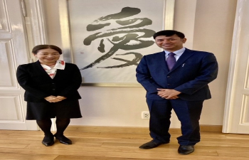  H.E. Ambassador Raj Kumar Srivastava met with H. E. Ambassador Misako Kaji of Japan in Zagreb