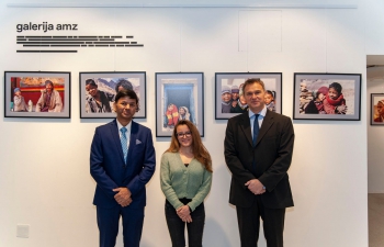 H.E. Ambassador Raj Kumar Srivastava visited the exhibition “Ascetic and lavishing India” at the Gallery AMZ and met with Mr. Mihelić, Director of the Archaeological Museum, Zagreb to discuss bilateral collaboration in the field of archaeology & future collaboration in other cultural fields.