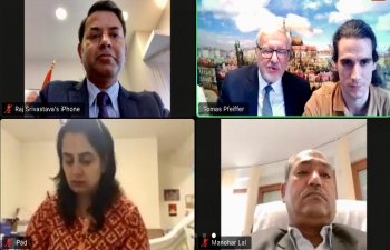 H.E. Ambassador Raj Kumar Srivastava gave opening remarks during online celebration of AyurvedaDay 2020 organized by European Ayurveda Academy and supported by Ministry of AYUSH and ICCR. The event included talks by Ayurveda experts from different parts of Europe including Croatia