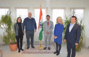 H.E. Ambassador Raj Kumar Srivastava had an excellent meeting with Yoga in Daily Life, Rijeka & Croatian-Indian Friendship Society and discussed the endeavours and goals for 2021. Exchanged various life facets & joint impressions which are unique for promoting India in Croatia.