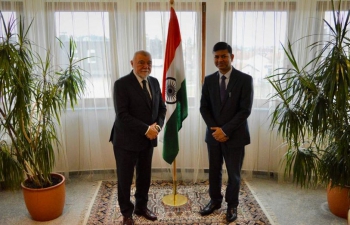 H.E. Ambassador Raj Kumar Srivastava received H.E. Mr. Stjepan Mesić, former Croatian President & discussed the areas of potential growth in cooperation such as Economy, Digital technologies including Startups, Infrastructure incl railways and shipbuilding. Mr. Mesić is on yearly basis visiting India in the past decade and noticed the transformation & achievements of New India.