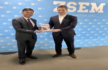 H.E. Ambassador Raj Kumar Srivastava met with Prof Mato Njavro Dean⁦ of Zagreb School of Economics and Management⁩. His knowledge about Asia at young age is commendable and surely would have strong influence in connecting the youth of India & Croatia