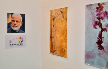 The opening ceremony of the exhibition "India Fest 21" was held on 12 August at Zvonimir Gallery, Bauerova 33, Zagreb & the exhibition remains open until 27th August everyday from 04-06 pm (except Saturday/Sundays)