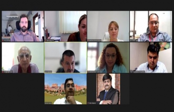 The Sharda University from India & the Faculty of Organization and Informatics, University of Zagreb expressed interest through the first virtual meeting for an academic cooperation. Initial ideas were shared about the exchange of students, teachers & projects. This would further strengthen India-Croatia #P2P engagements.