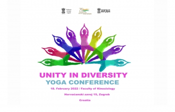 The Yoga Conference on the topic "Unity in Diversity" for #Yoga experts & practitioners, organized by the Embassy of India, Zagreb AYUSH Cell & Croatian Yoga Association supported by Ministry of AYUSH, Government of India.