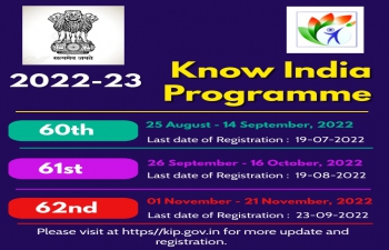 Register Now for Know India Programme