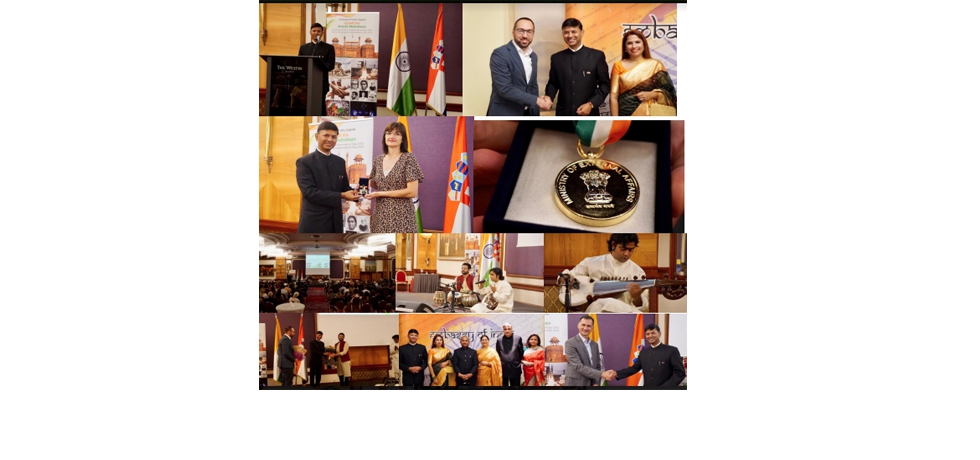 Ambassador Raj Kumar Srivastava hosted the National Day Reception on the occasion of the 75th Anniversary of Independence Day at Zagreb on the 17th August. Among the 150 distinguished guests were the former President of Croatia H.E. Mr. Stjepan Mesić, Mayor of the City of Zagreb, H.E. Mr. Tomislav Tomašević, and Member of the Prime Minister’s Scientific Advisory Board Dr. Dragan Primorac. The guests witnessed the Indian classical music performance by Sarod Maestro Arnab Bhattacharya along with Tabla player Rohen Bose.