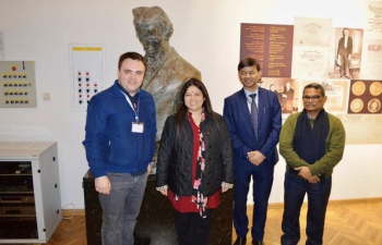 Minister of State for External Affairs and Culture of India, Mrs. Meenakashi Lekhi, MoS (ML), paid an official visit to Croatia from 15-17 April 2023. MoS (ML) met on 17 April with representatives of the University of Zagreb and constituents who cooperate with Indian higher education institutions in the Faculty of Agriculture, University of Zagreb. MoS signed MoU between Lalit Kala Akademi and Academy of Fine Arts which has detailed specifics of cooperation for the five year period of 2023-28.
