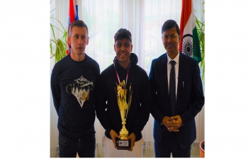 Ambassador Srivastava congratulated the table tennis club Starr for winning the Croatian Cup for the season 2022/23 amongst which also played the Indian player Wesley Do Rosario under the supervision of Mr Ronald Redzep. India-Croatia Sports partnership is strengthening further.