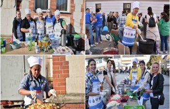 Ambassador H.E. Raj Kumar Srivastava made a visit to the "Festival Okusa - Taste Fest" last Saturday in Čakovec. This unique event beautifully brought together various cultures through the joy of exploring different cuisines, including Indian. It gave the local community a fantastic chance to connect with their new neighbours, discover their cultures, and famous dishes.