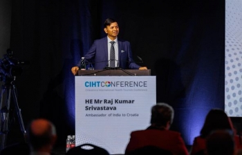 At the 11th CIHT Conference Crikvenica Croatia on 26 October organized by the Kvarner Health Tourism Cluster, its MoU partner All India Institute of Ayurveda,& Ministry of Ayush, Government of India participated for the first time.