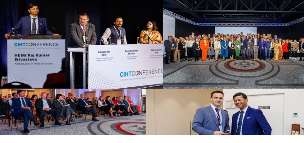 AYUSH delegation participated at the 11th CIHT Conference Crikvenica organised by Kvarner Health Tourism Cluster, Croatia