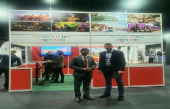 Embassy of India, Zagreb participated with an Indian stall at the 11th International Tourism Fair, Place2go at Arena Zagreb from 18th to 20th January. 