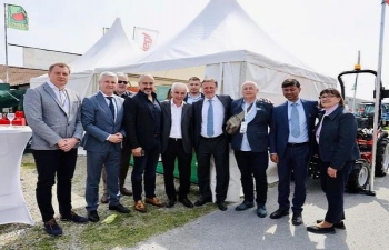 Ambassador Srivastava attended the ceremonial opening of the 25th International Spring Bjelovar Fair in Gudovac.
