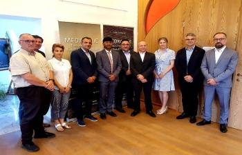 Ambassador Srivastava visited Međimurje County, the northernmost and one of the most economically progressive regions of Croatia. 