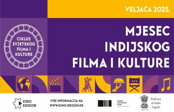 With the support of the Embassy of the Republic of India, Kino Edison Karlovac is organizing the in February the "Month of Indian Film and Culture". Along with film screenings, you can expect a yoga workshop and a lecture by our celebrated mountaineer Stipe Božić.