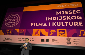 Ambassador Arun Goel participated jointly with the President of the City Council of Karlovac, Mr. Marin Svetić at the opening of the 
