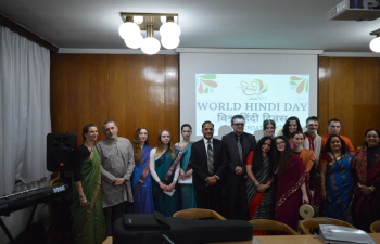 The Embassy of India, Zagreb held an event in connection with the celebration of the Hindi Diwas & विश्व हिन्दी दिवस 2025 in association with the Indology department and ICCR Hindi chair at the Faculty of Humanities and Social Sciences, University of Zagreb on 13 February 2025.