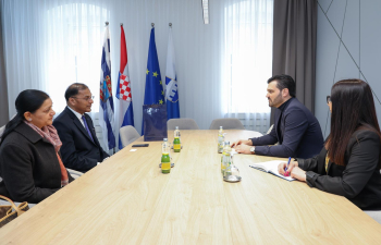Ambassador Arun Goel visited Osijek on the 1st April, where he met with the Deputy Mayor of Osijek, Dragan Vulin, who, among other things, introduced the ambassador to Osijek's development projects and good economic indicators. Ambassador Goel was particularly interested in reconstructing the city after the Homeland War, developing the IT industry, and exploring the potential of the Nemetin zone. They also discussed significant private investments in Osijek, such as the companies Jabil and IMS Gear.